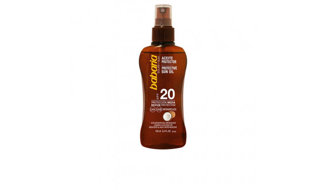 BABARIA SOLAR ACEITE COCO vaporizador SPF20 100 ml