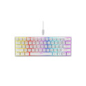RoGer K61 Gaming Mechanical Keyboard RGB / White