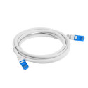 PATCHCORD CAT.6A S/FTP LSZH CCA 1M GREY FLUKE PASSED LANBERG