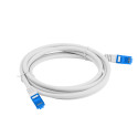 PATCHCORD CAT.6A S/FTP LSZH CCA 1M GREY FLUKE PASSED LANBERG