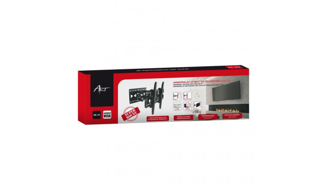 ART RAMT AR-24 ART Hoidik AR-24 telerile LCD must 32-60 80KG VESA nurk