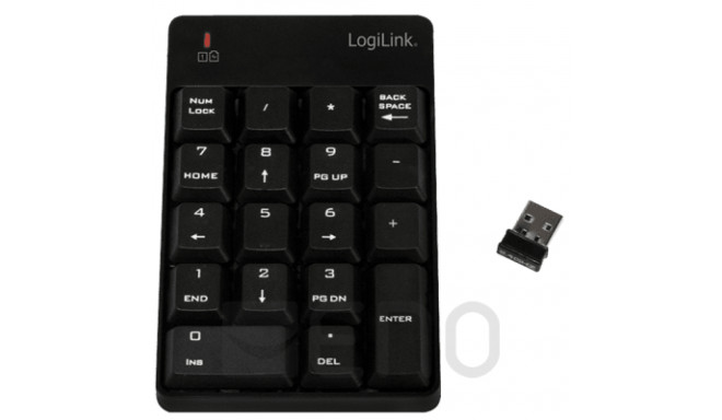 LogiLink Kabelloses Funk Keypad 18 Tasten 2,4Ghz