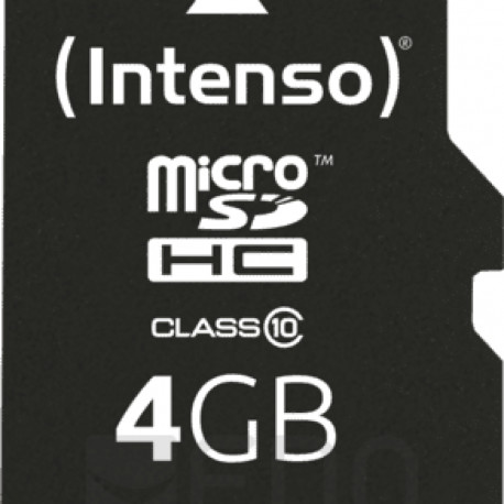 Intenso microSD-Card Class10 4GB Speicherkarte