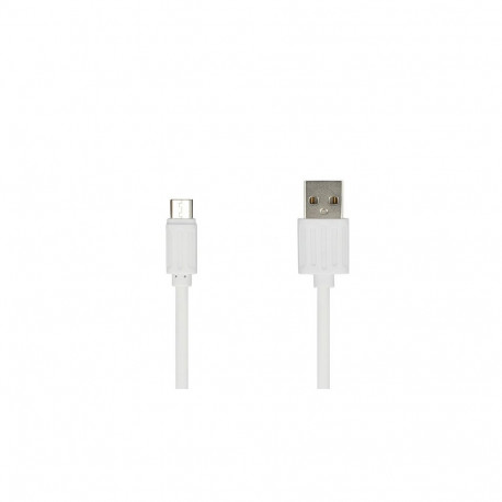 Кабель - USB - Micro USB - БЕЛЫЙ (быстрая зарядка)