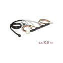 Delock miniSASHD SSF8643> 4x SFF8639- 0,5m