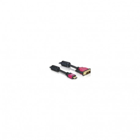 Adapter HDMI A (pistik) > DVI (pistik) 2Meter, must