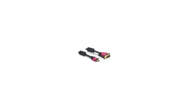 Adapter HDMI A (pistik) > DVI (pistik) 2Meter, must