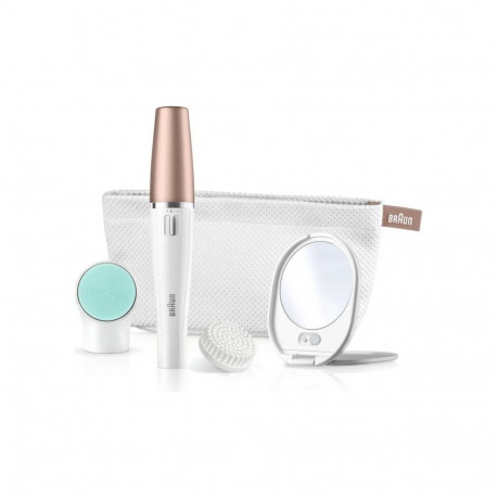 FaceSpa näoepilaator/-hari 851V, valge/pronks