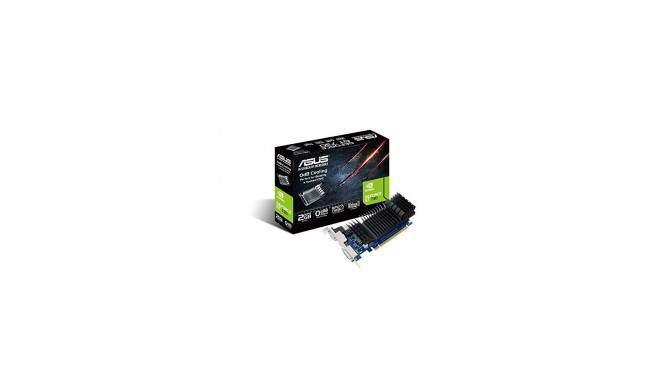 ASUS GeForce GT 730 (GK208) silent, GT730-SL-2GD5-BRK, 2GB GDDR5, VGA, DVI, HDMI (90YV06N2-M0NA00)