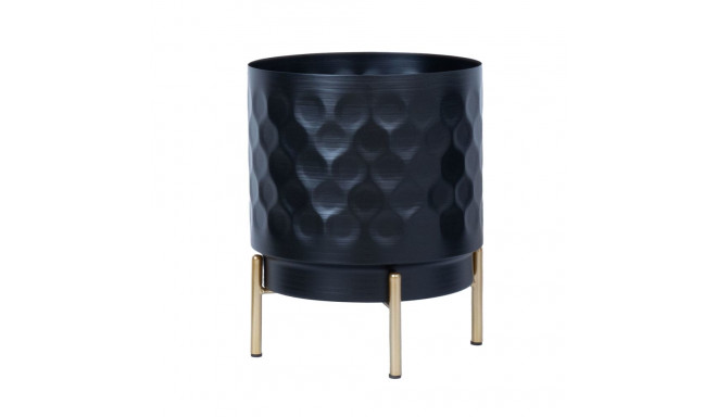 Lillepotiümbris DEIA D21xH26cm, must/kuldne