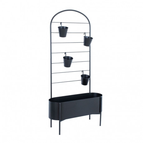 Flowerstand DEIA  70,5x26xH137cm, black
