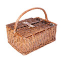 Piknikukorv GINO 4-le 46x33xH22/40cm, sangaga