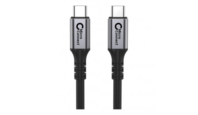 USB kaabel Microconnect USB-C - USB-C, 100W, 40Gbps, 1m
