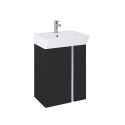 CABINET SKYE 50 D2 BLACK MATT WALL HUNG