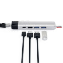 Satechi USB Type-C Pro Hub 4K HDMI and Ethernet adapter, Silver