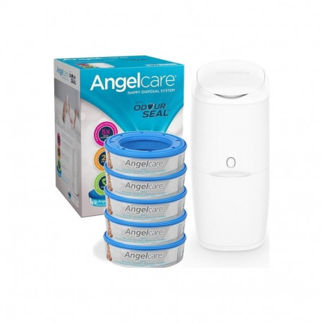 Abakus Classic diaper container + 5 Angelcare inserts