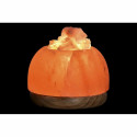 Apgaismojošs dekors DKD Home Decor Sāls Oranžs 15 W 16 x 16 x 18 cm