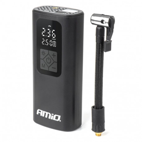 juhtmevaba akutoitega kompressor powerbank led usb-c 40W amio-04377