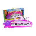 Keyboard Organki 37 Klawiszy MP3 Mikrofon Różowe