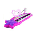 Keyboard Organki 37 Klawiszy MP3 Mikrofon Różowe