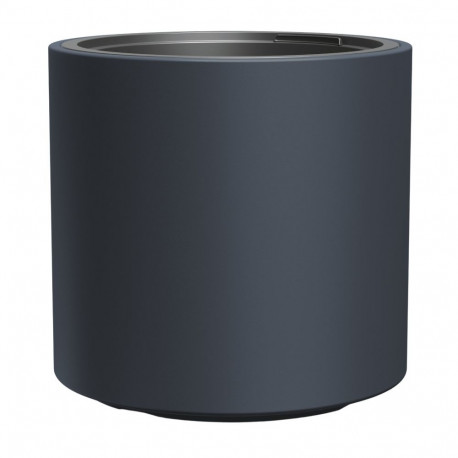 Doniczka mrozoodporna HEOS, Antracytowa, Z wkładem, Pojemność 10 L, DBHER300