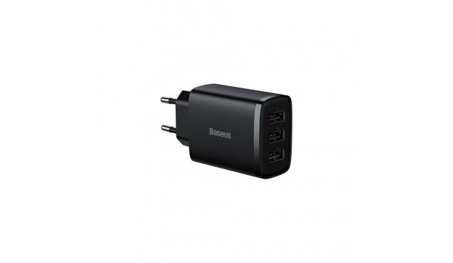 Baseus Compact Charger 3U 17W Black
