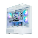 Zalman P40 Prism White, ARGB Fan x1