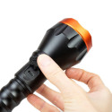 PNI Adventure F550 Crystal LED flashlight, 10W, aluminum, 2500lm, up to 700m, IPX6, 4000mAh battery 