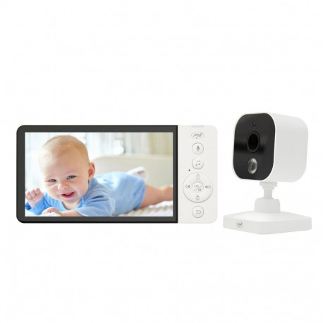 Video Baby Monitor PNI BM500 5 inch screen wireless 2.4 GHz, temperature sensor, VOX, night vision, 