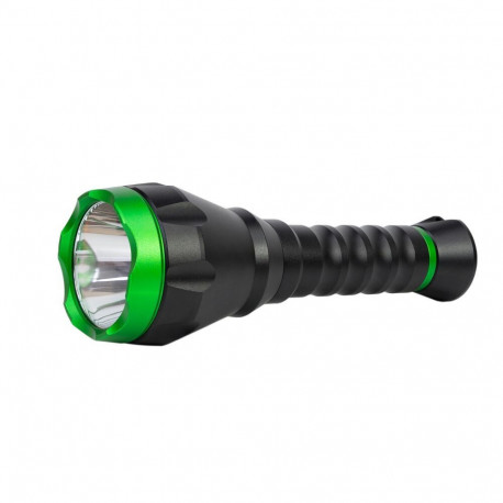 PNI Adventure F750 Green Light alumiinium taskulamp, LED 10W, 500 lm, kuni 850 m, IP44, 4000mAh aku 