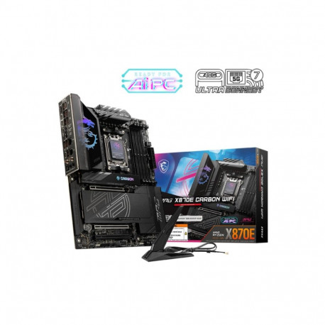 MPG X870E CARBON WIFI AM5 4DDR5 ATX emaplaat