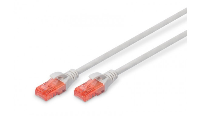 Digitus võrgukaabel U/UTP kat.6 PVC 5m, hall