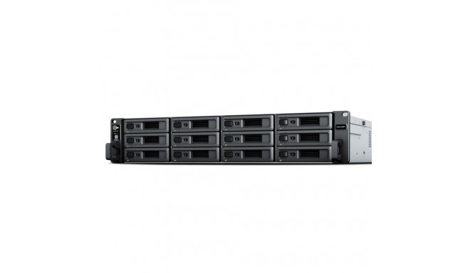 Network Attached Storage - Synology RackStation RS2423RP+ 2U AMD Ryzen V1780B Black, Grey Synology R