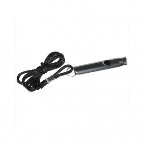 Self-Defence Whistle - Aluminium 65mm 28g Black