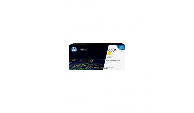 HP 650A Yellow Original LaserJet Toner Cartridge
