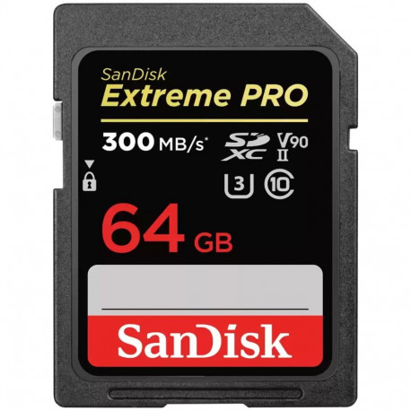 "CARD 64GB SanDisk Extreme Pro SDXC 300MB/s"