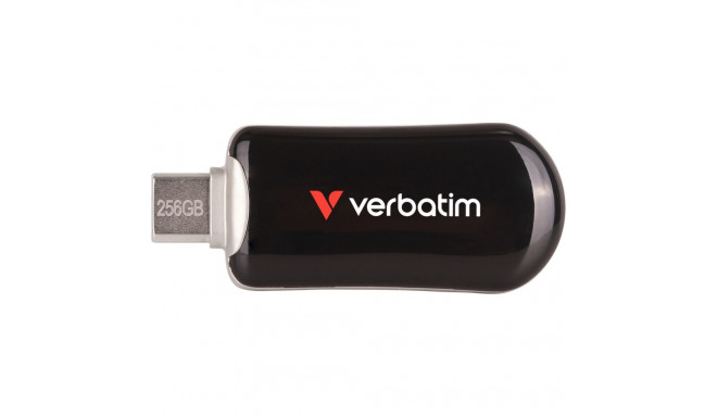 "STICK 256GB Verbatim Plectra Black USB-C Flash Drive 30226"