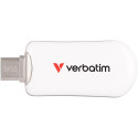 "STICK 64GB Verbatim Plectra White USB-C Flash Drive 30228"