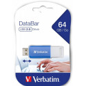 "STICK 64GBUSB 2.0 Verbatim DataBar Blue"