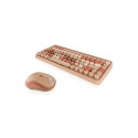"KeySonic Desktop-Set KSKM-5200M-RF (DE) Wireless sand/creme"
