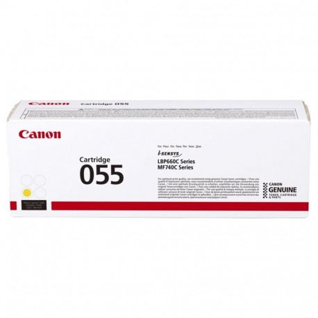 Canon tooner 055 2100lk, kollane