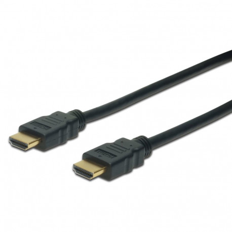"DIGITUS HDMI Anschlusskabel mit Ethernet , 4K 60Hz, 1m, sw"