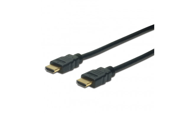 "DIGITUS HDMI Anschlusskabel mit Ethernet , 4K 60Hz, 1m, sw"