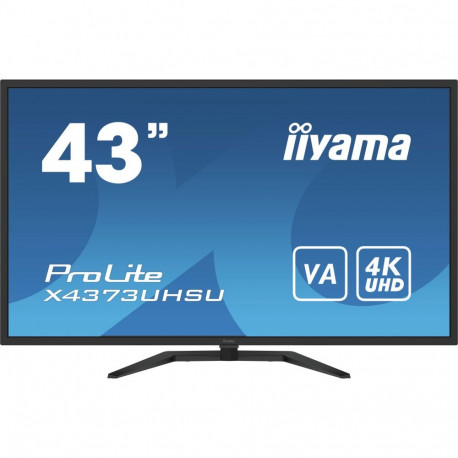 "IIYAMA 108cm (43"") X4373UHSU-B1 16:9 2xHDMI+DP+USB black"