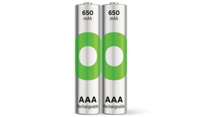 1x2 GP ReCyko NiMH Batteries AAA 650mAh DECT-Telephone