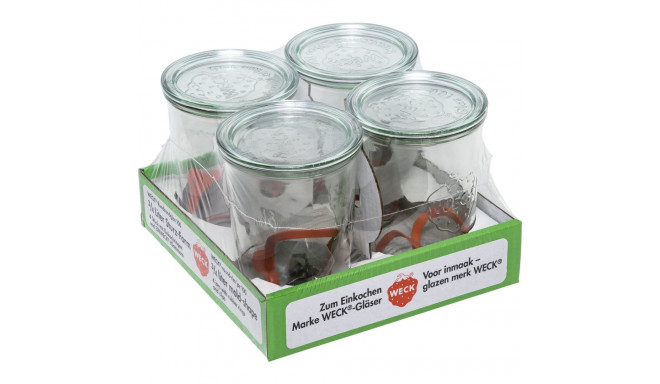 WECK Mold Jar 0,75l Set of 4