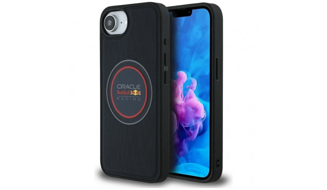 RED BULL case for IPHONE 16e (SE 4 2025) compatible with MagSafe RBHMPSE424PUMEVR (Meshed PU Logo an