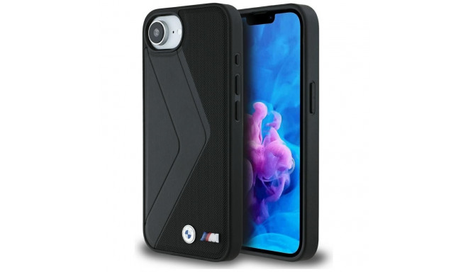 BMW case for IPHONE 16e (SE 4 2025) compatible with MagSafe BMHMPSE424PUOCSK (PU Oversized Stripes) 