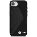BMW case for IPHONE 16e (SE 4 2025) compatible with MagSafe BMHMPSE424PUOCSK (PU Oversized Stripes) 
