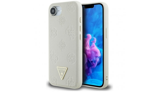GUESS case for IPHONE 16e (SE 4 2025) compatible with MagSafe GUHMPSE4PGBTME (Grained PU Hot Stamp P